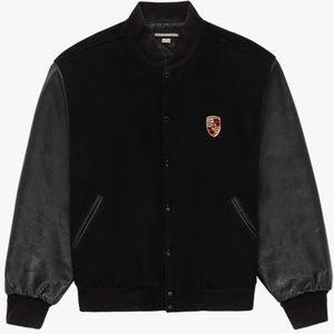PORSCHE Varsity / Bomber Jacket Size M